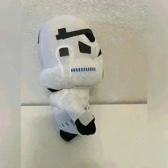 Star Wars Stormtrooper Plush Stuffed Toy Comic Images Disney  Big Head Size 7” - Picture 4 of 7